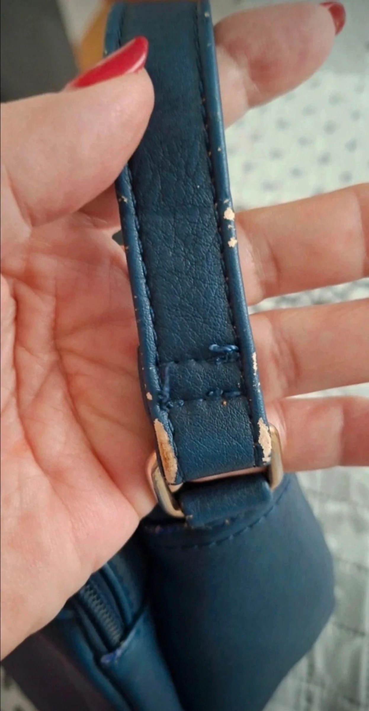 Bolso bandolera de mujer, color azul – photo 9
